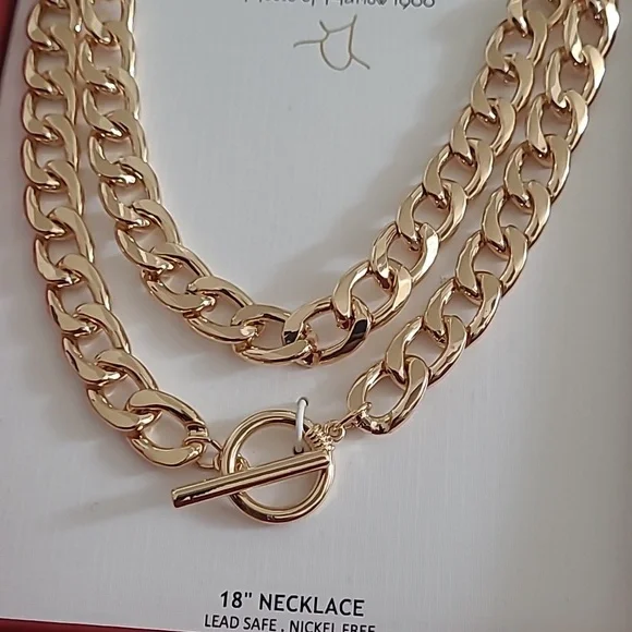 House of Harlow 1960 Gold Chain Necklace - Picture 3 of 7